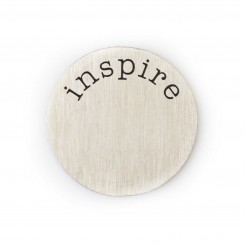 Inspire Plate - Silver Tone